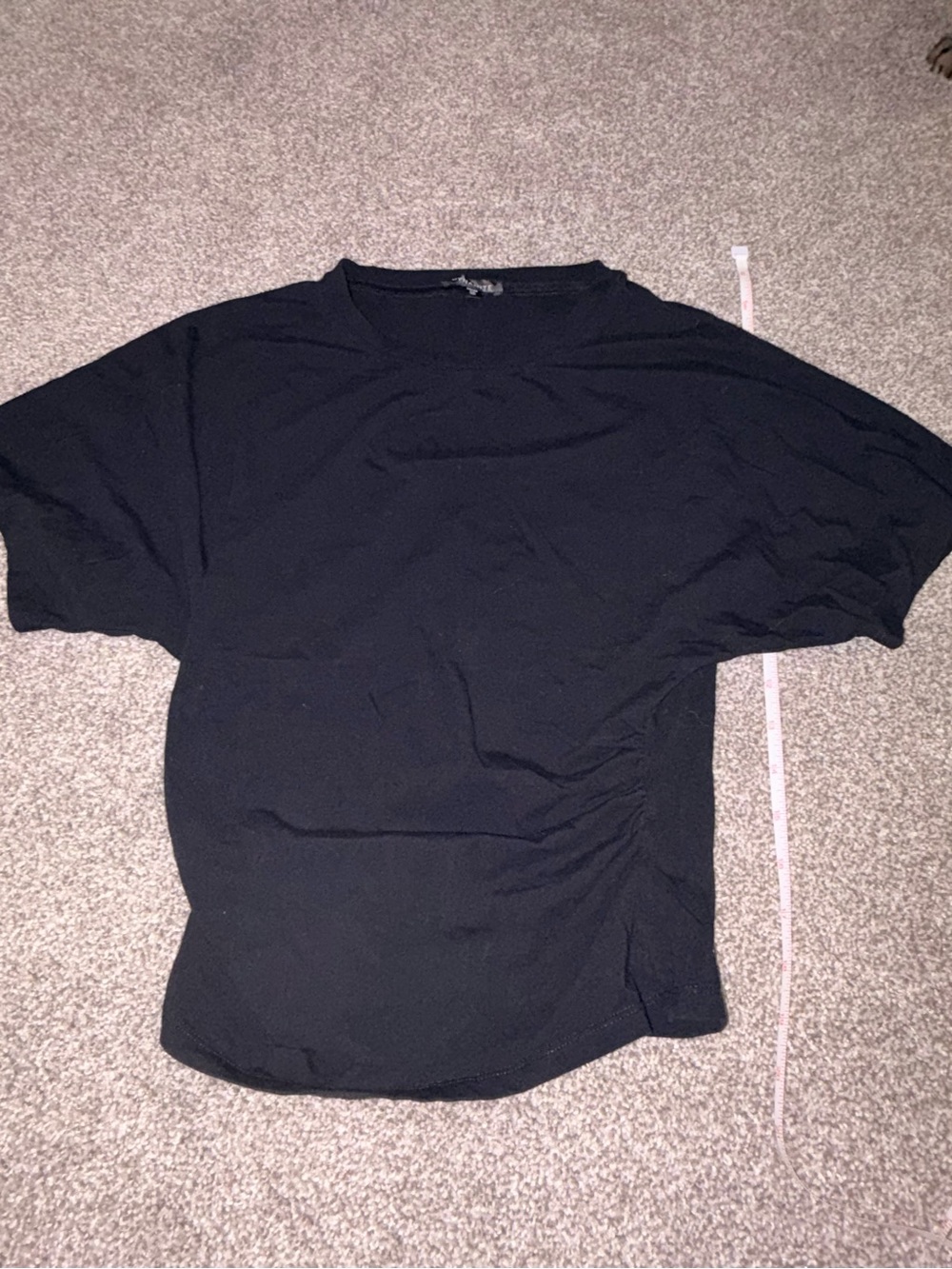 Short Sleeve T Shirt Cinched Waist
